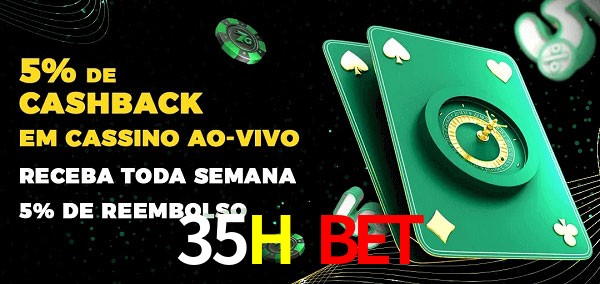 Promoções do cassino ao Vivo 35H Bet